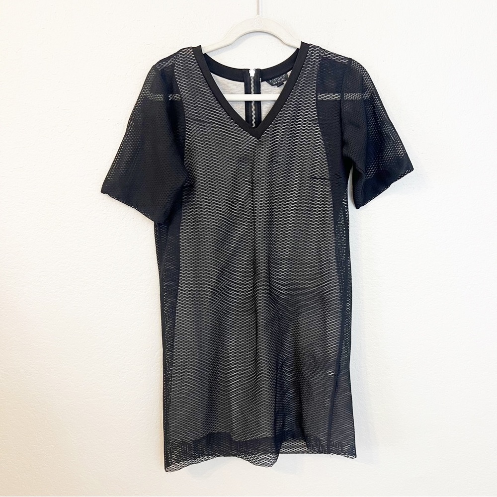 Topshop Mesh‎ Shift Dress